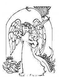 plansa de colorat ingerasi #6