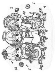 plansa de colorat ingerasi #9