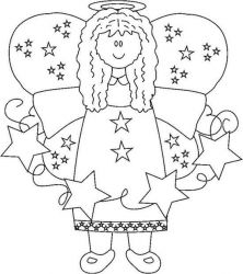 plansa de colorat ingerasi #11