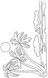 plansa de colorat insule #11