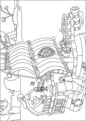 plansa de colorat Jake si Piratii din Tara de Nicaieri