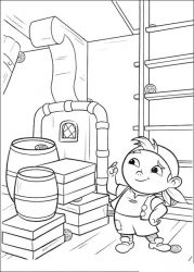 plansa de colorat jake si piratii din tara de nicaieri #19