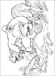 plansa de colorat king kong #9