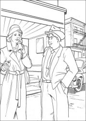 plansa de colorat king kong #11