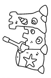 plansa de colorat la mare #14