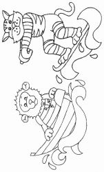 plansa de colorat la mare #10