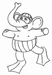 plansa de colorat la mare #12