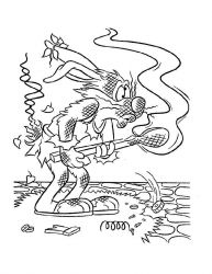plansa de colorat looney tunes #2
