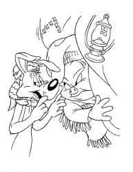 plansa de colorat looney tunes #6