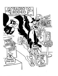 plansa de colorat looney tunes #16