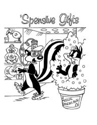 plansa de colorat looney tunes #17