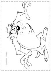 plansa de colorat looney tunes #1