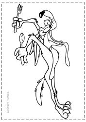 plansa de colorat looney tunes #3