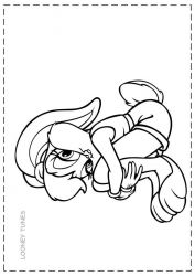 plansa de colorat looney tunes #4