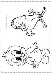 plansa de colorat looney tunes #5