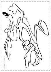 plansa de colorat looney tunes #7