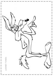 plansa de colorat looney tunes #10