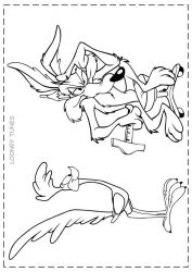 plansa de colorat looney tunes #12