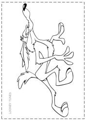 plansa de colorat looney tunes #13