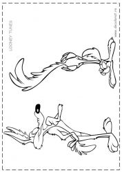plansa de colorat looney tunes #14