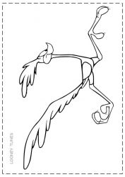 plansa de colorat looney tunes #16