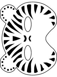 plansa de colorat masti #2