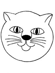 plansa de colorat masti #8