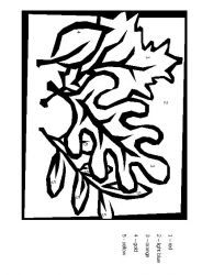 plansa de colorat matematica distractiva #17