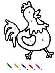 plansa de colorat matematica distractiva #10