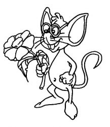 plansa de colorat maya the bee #5