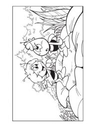 plansa de colorat maya the bee #9