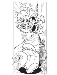 plansa de colorat maya the bee #11