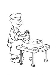 plansa de colorat meserii #2