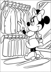 plansa de colorat minnie mouse #20
