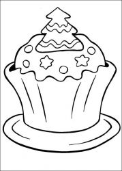 plansa de colorat mos craciun #14