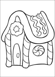 plansa de colorat mos craciun #15