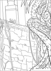 plansa de colorat motanul incaltat #3