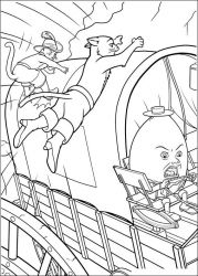 plansa de colorat motanul incaltat #2