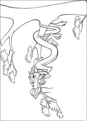 plansa de colorat mulan #5