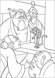 plansa de colorat mulan #18