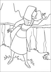 plansa de colorat mulan #20
