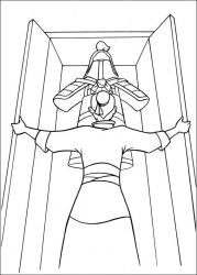 plansa de colorat mulan #13