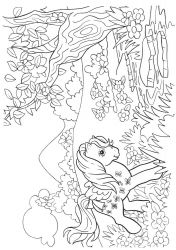 plansa de colorat my little poney #9
