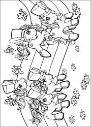 plansa de colorat my little poney #12