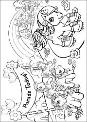 plansa de colorat my little poney #17