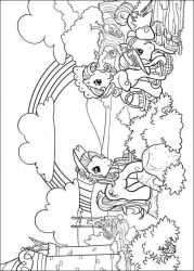 plansa de colorat my little poney #20