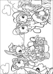 plansa de colorat my little poney #6