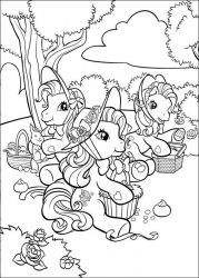 plansa de colorat my little poney #7