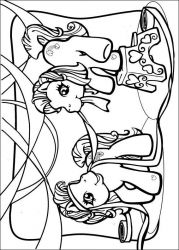 plansa de colorat my little poney #15