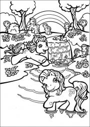 plansa de colorat my little poney #18